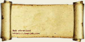 Isidor Blagojević vizit kartica